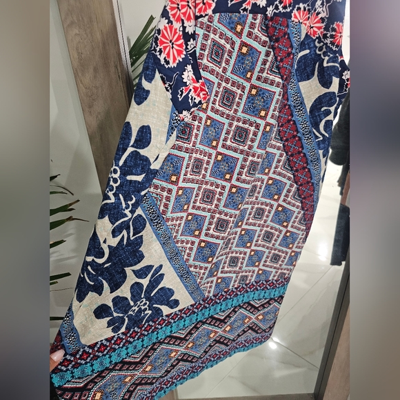 Monteau patterned summer Dress XL - Picture 4 of 7